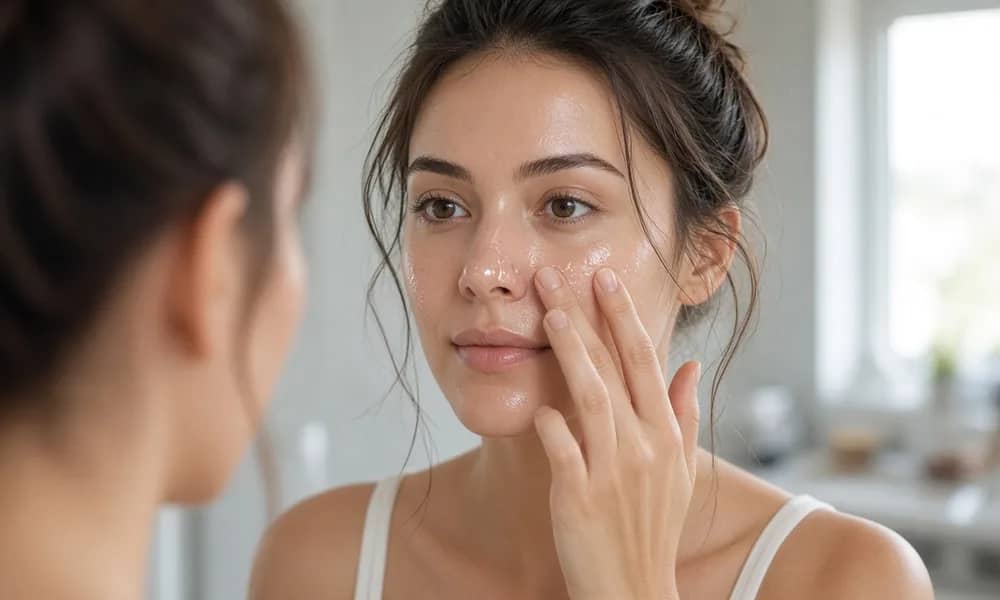 روتین استفاده از سالیسیلیک روی بینی و گونه برای منافذ