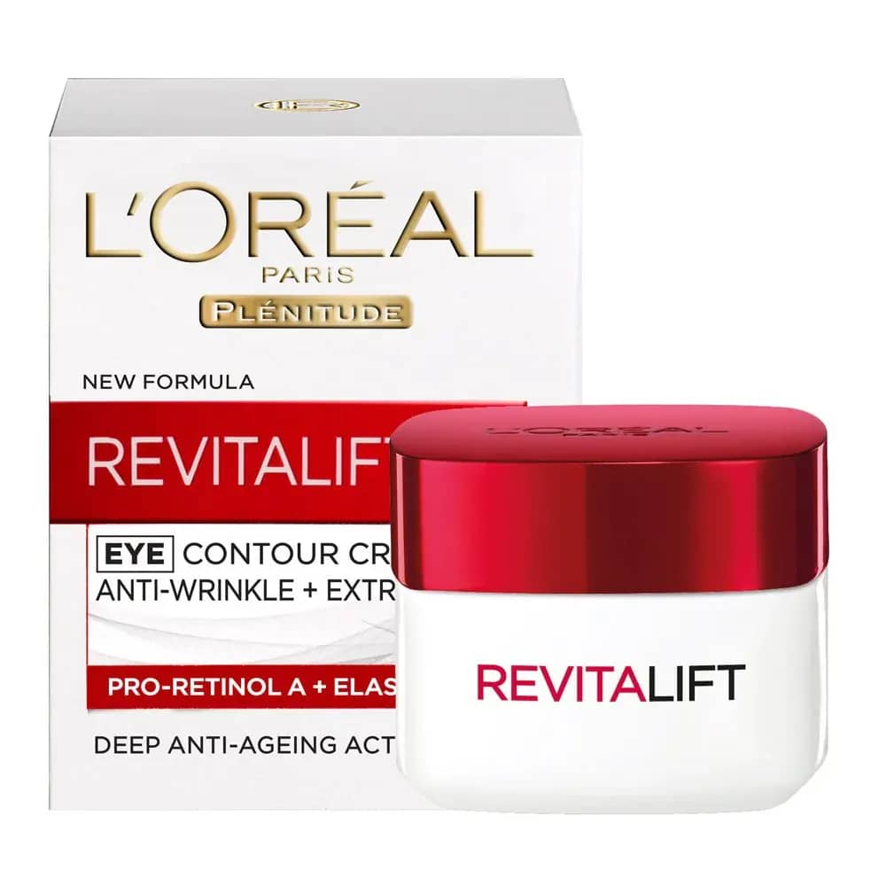 کرم ضد چروک + سفت کننده دور چشم لورآل پاریس RevitaliftL’Oréal Paris Revitalift Anti-Wrinkle + Firming Eye Cream
