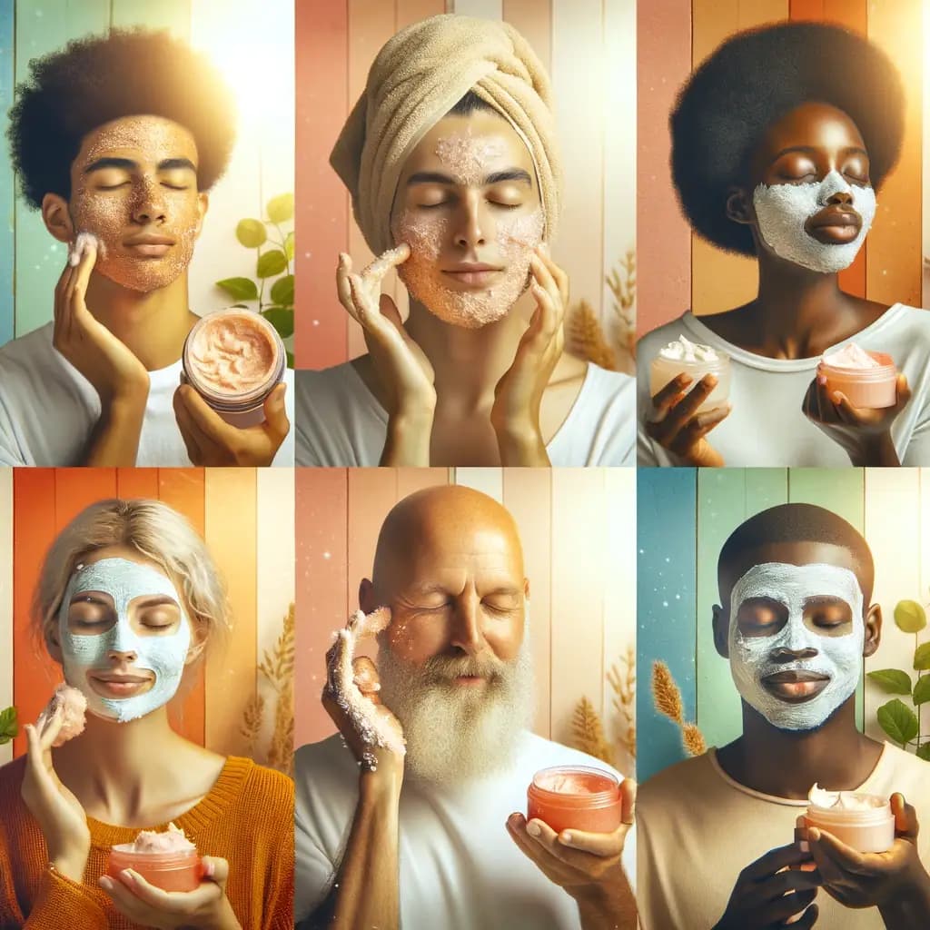 لایه برداری برای پوست چرب ، نرمال ، خشک و حساس ، چگونه است