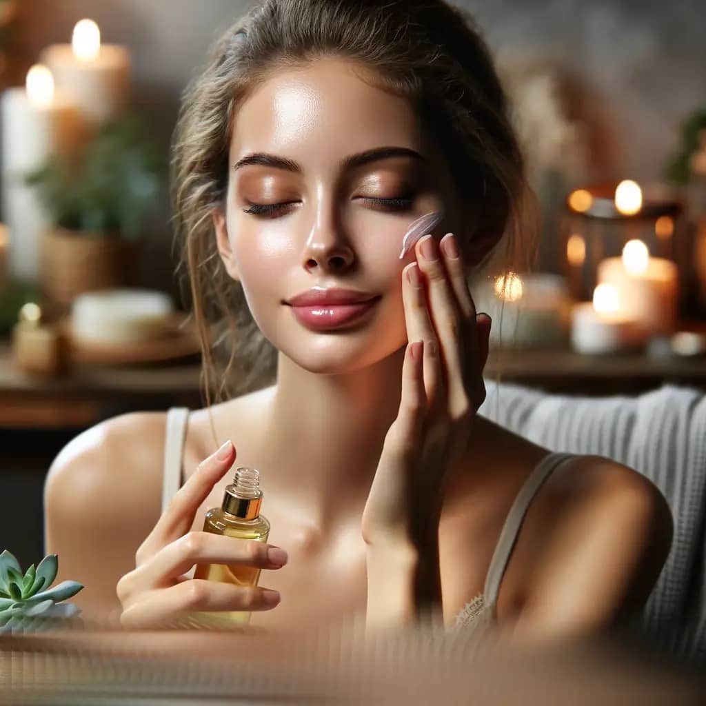ماساژ ملایم پوست برای بهبود ظاهر منافذ